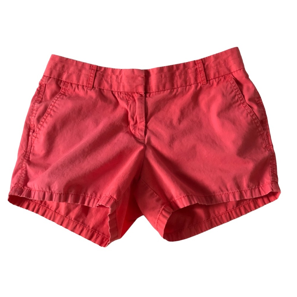 J. Crew Factory Broken-In Chino Low Rise Coral Cotton Shorts